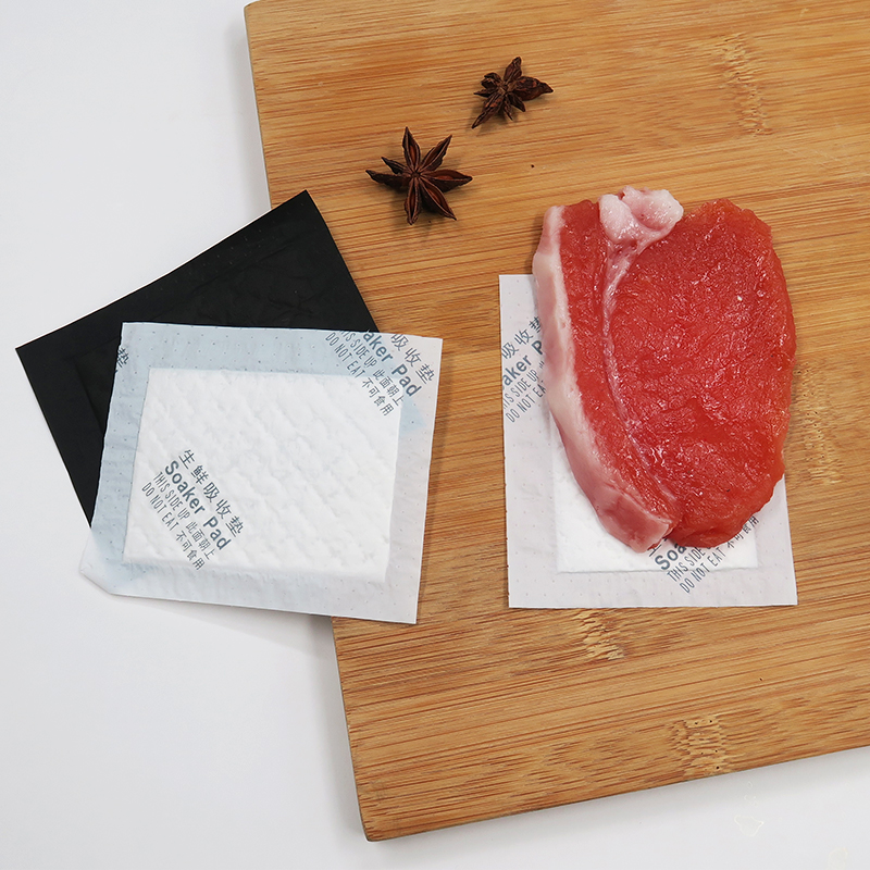 Saugfähige Einlage für Fleisch und Lebensmittel, weit verbreitet in der Verpackung