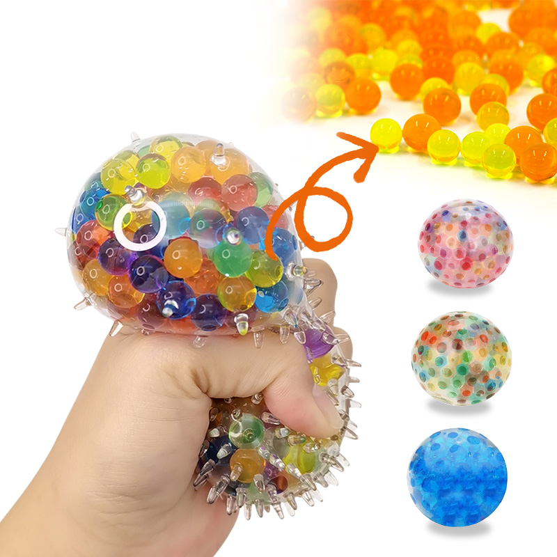 Kristall-Boden-Gel-Stressabbau-Kugel, Wasserperlen, geschmolzenes Spielzeug, Stressbälle, Wasserperlen