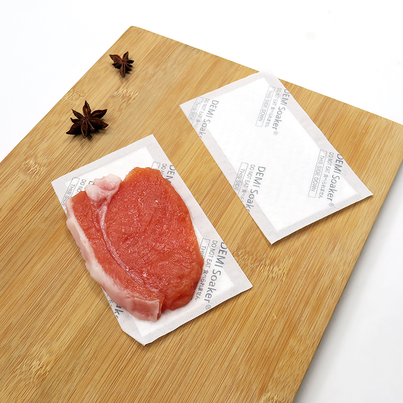 Einwegverpackungsmaterialien für Fleisch und Geflügel, saugfähige Lebensmittelpads 